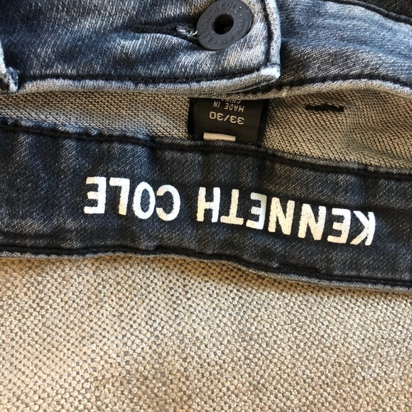 Kenneth Cole black acid wash denim pants 33 x 30 - Picture 4 of 4